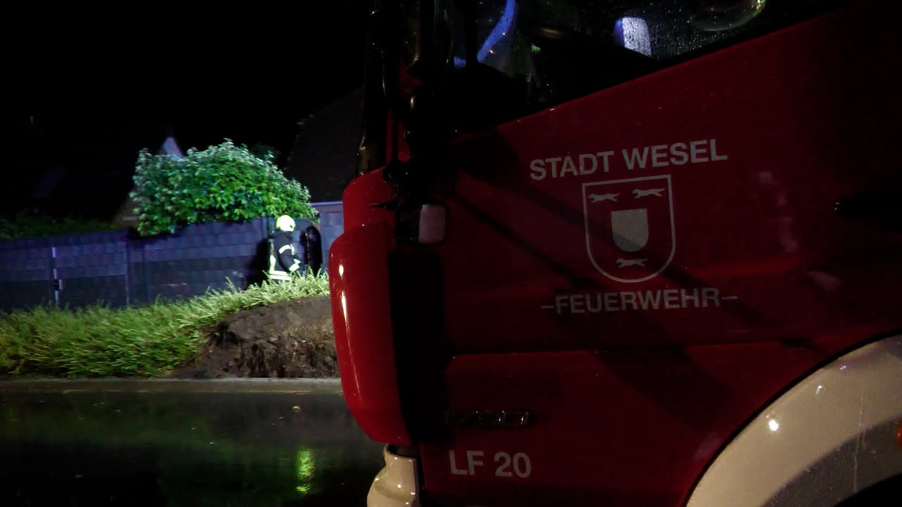 — Gewittereinsätze im Kreis Wesel —